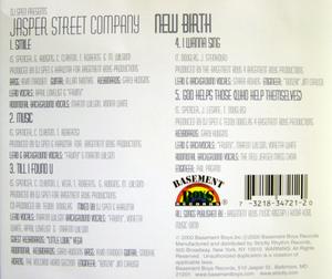 Back Cover Album Jasper Street Company - New Birth