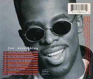 Back Cover Album Joe - Everything