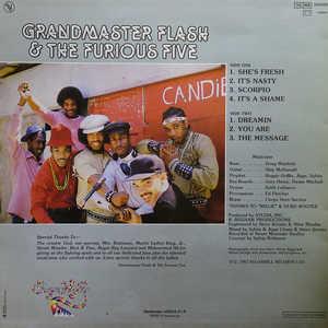 Back Cover Album Grandmaster Flash And The Furious Five - The Message (Feat. The Furious Five)
