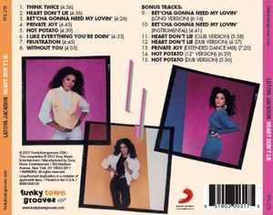 Back Cover Album La Toya Jackson - Heart Don't Lie  | funkytowngrooves usa records | FTG-279 | US