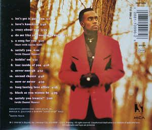 Back Cover Album Damion Hall - STRAIGHT TO THE POINT