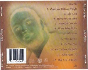 Back Cover Album Jeffrey Liggins - Slip Away