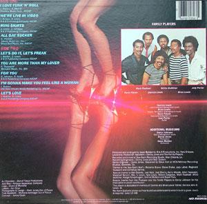 Back Cover Album Family Players - I Love Funk 'N' Roll