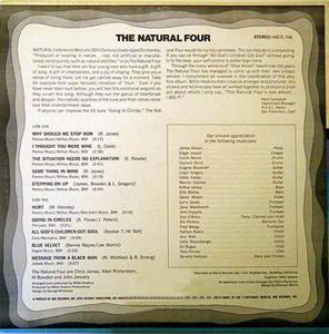 Back Cover Album The Natural Four - Good Vibes