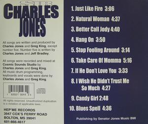 Back Cover Album Sir Charles Jones - Sir Charles Jones