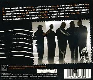 Back Cover Album The Temptations - Awesome