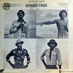 Back Cover Album The Choice Four - On Top Of Clear