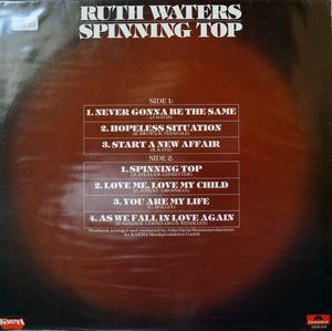 Back Cover Album Ruth Waters - Spinning Top