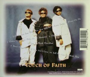 Back Cover Album Touch Of Faith - Touch Of Faith