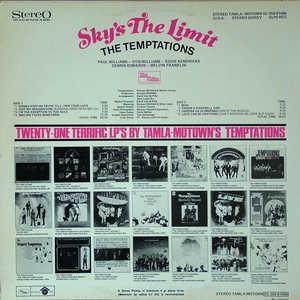 Back Cover Album The Temptations - Sky's The Limit