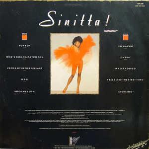 Back Cover Album Sinitta - Sinitta!
