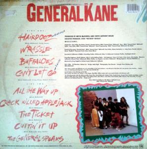 Back Cover Album General Kane - In Full Chill