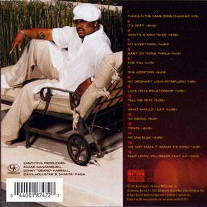 Back Cover Album Dave Hollister - Things In The Game Done Changed