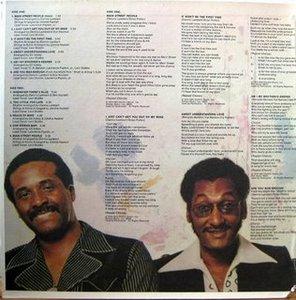Back Cover Album The Four Tops - Main Street People