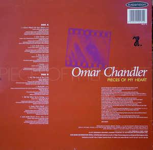 Back Cover Album Omar Chandler - Pieces Of My Heart
