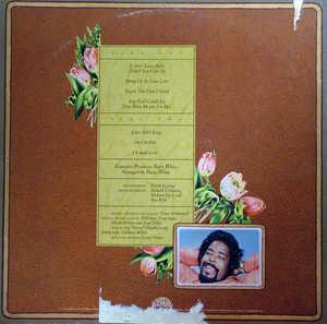 Back Cover Album Barry White - The Message Is Love