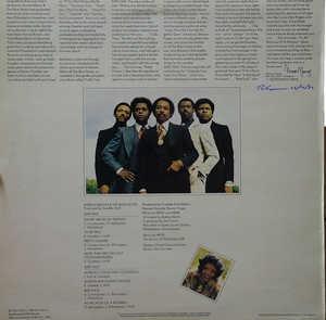 Back Cover Album Harold Melvin & The Blue Notes - To Be True