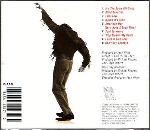 Back Cover Album Michael Rodgers - I Got Love