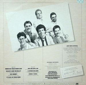Back Cover Album New York Express - Hot On The Clue