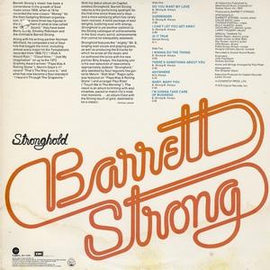 Back Cover Album Barrett Strong - Stronghold