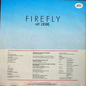 Back Cover Album Firefly - My Desire