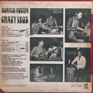 Back Cover Album Donald Austin - Crazy Legs