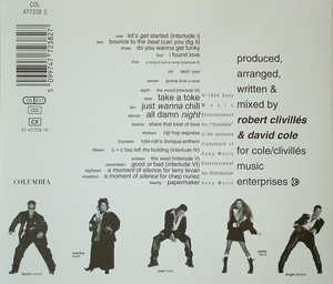 Back Cover Album C&c Music Factory - C+c Music Factory