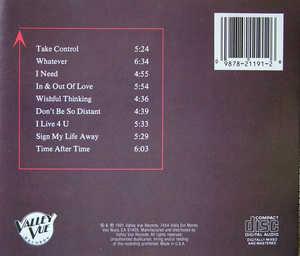 Back Cover Album Gary Taylor - Take Control