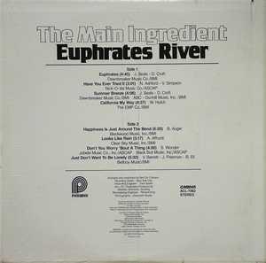 Back Cover Album The Main Ingredient - Euphrates River