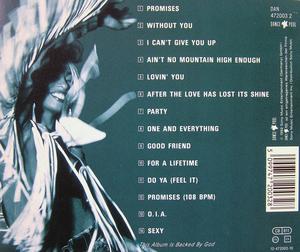 Back Cover Album Paris Red - Promises
