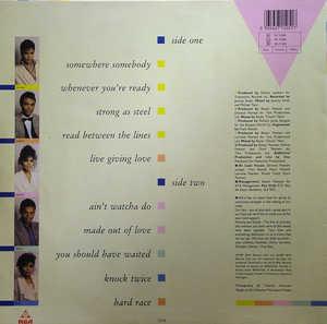 Back Cover Album Five Star - Between The Lines