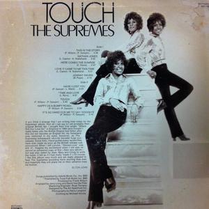 Back Cover Album The Supremes - Touch