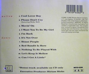Back Cover Album Red Bandit - Cool Lover Boy 