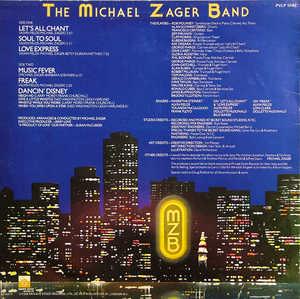 Back Cover Album Michael Zager Band - Let's All Chant