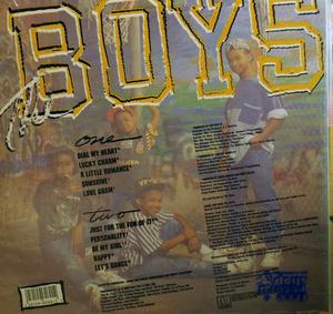 Back Cover Album The Boys - Messages From The Boys