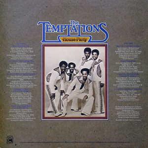 Back Cover Album The Temptations - House Party