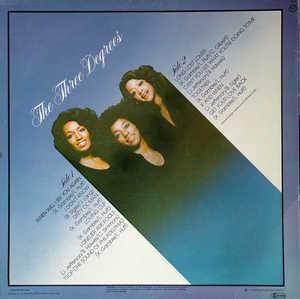 Back Cover Album The Three Degrees - The Three Degrees [Compilation]