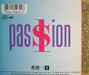 Back Cover Album Shirley Lewis - Passion