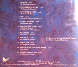 Album | Bebe And Cece Winans | Heaven | Sparrow Records | SPD 1169 | US ...