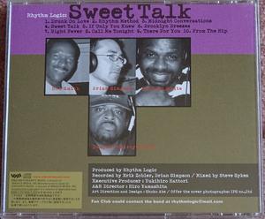 Back Cover Album Rhythm Logic - Sweet Talk