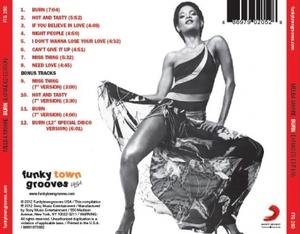 Back Cover Album Melba Moore - Burn  | funkytowngrooves records | FTG-300 | US