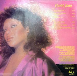 Back Cover Album Carol Jiani - Hit'n Run Lover