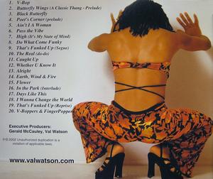 Back Cover Album Val Watson - Urbal