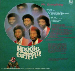 Back Cover Album Reggie Griffin - Mr. Everything