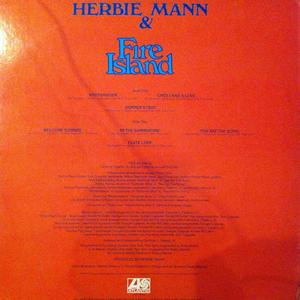 Back Cover Album Herbie Mann - Fire Island
