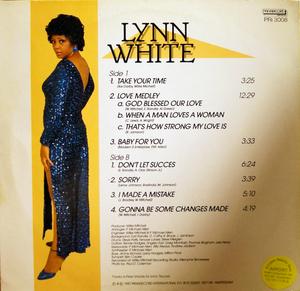Back Cover Album Lynn White - That's How Strong My Love Is