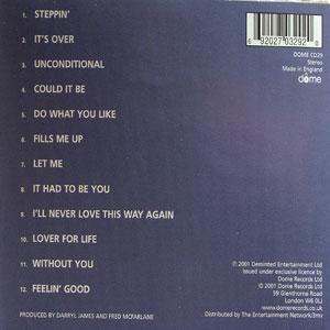 Back Cover Album Dennis Taylor - Unconditional