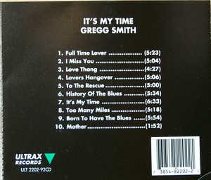 Back Cover Album Greg Smith - It's My Time