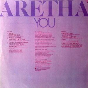 Back Cover Album Aretha Franklin - You