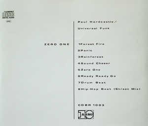 Back Cover Album Paul Hardcastle - Zero One